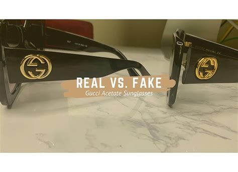 spot fake real gucci sunglasses vs fake|genuine gucci sunglasses.